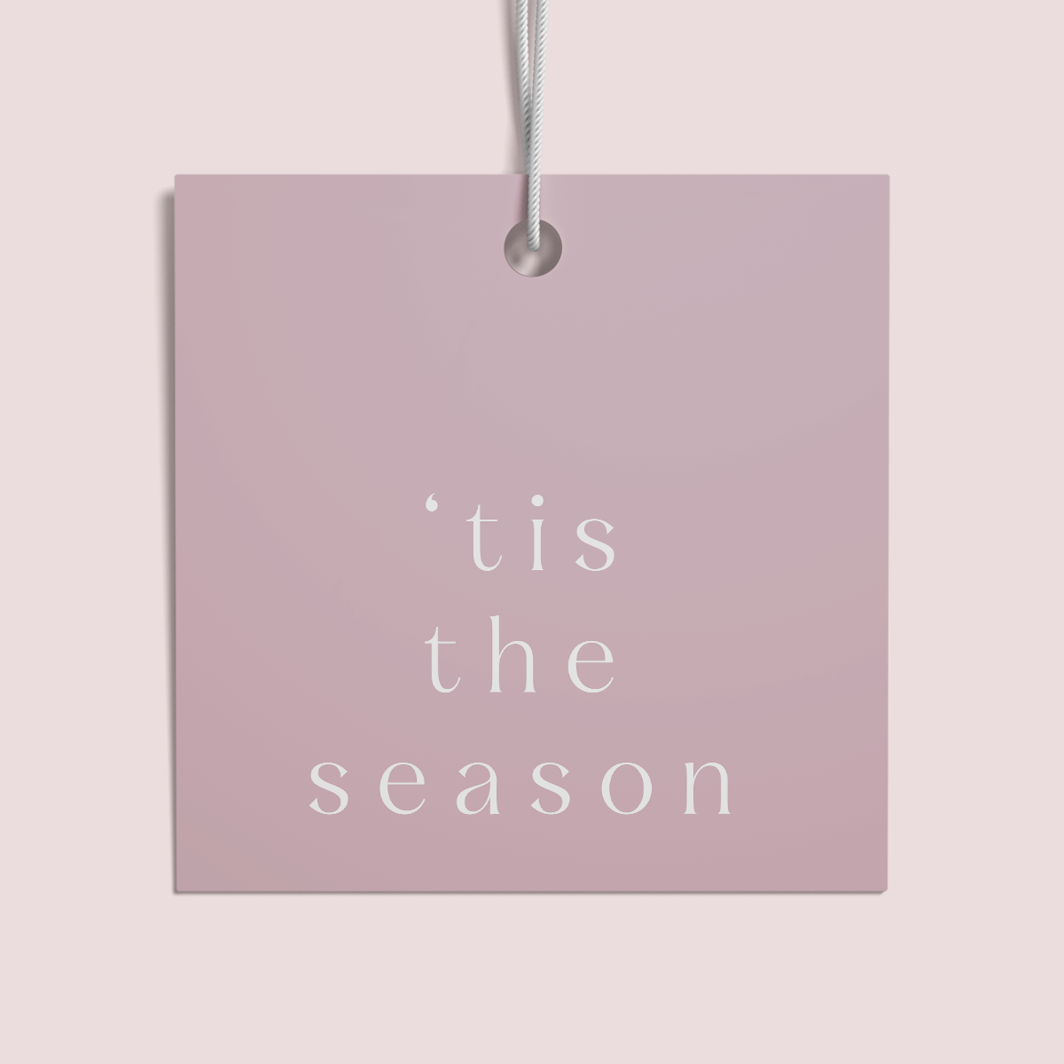 Premade Christmas Swing Tags Minimalist Collection Design TWO