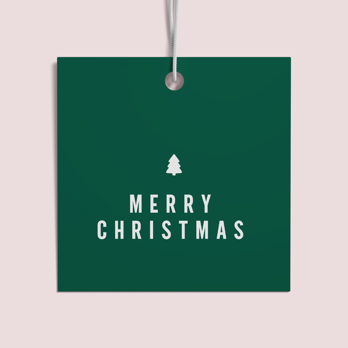Premade Christmas Swing Tags Minimalist Collection Design FIVE