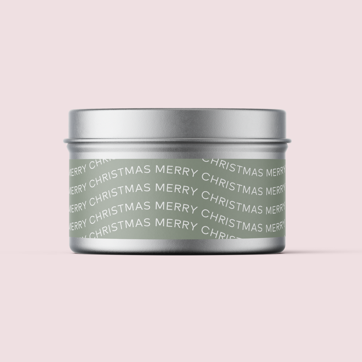 Minimalist Collection Christmas - Design FIVE - Travel Tin Wrap - Matte/Gloss