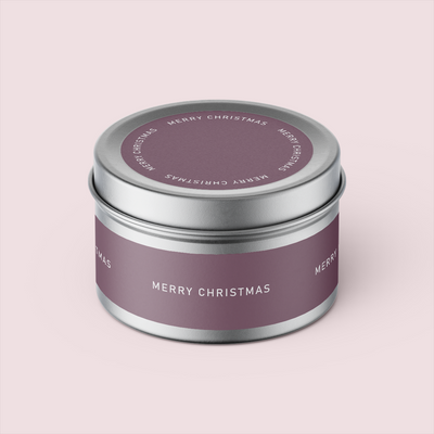 Minimalist Collection Christmas - Travel Tin Set - Design TWO - Textured