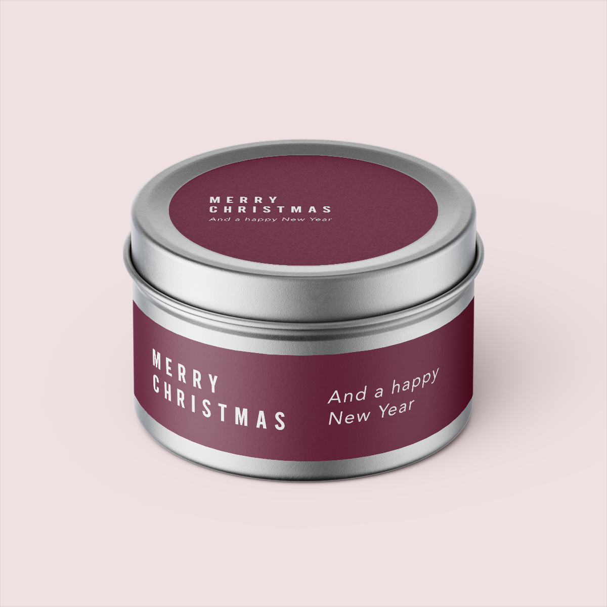 Minimalist Collection Christmas - Travel Tin Set - Design EIGHT - Matte/Gloss