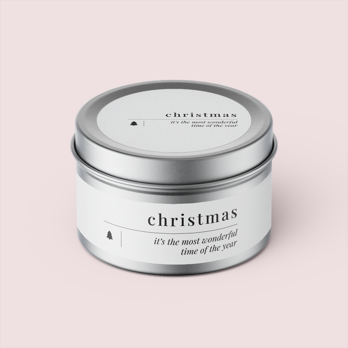 Minimalist Collection Christmas - Travel Tin Set - Design NINE - Matte/Gloss