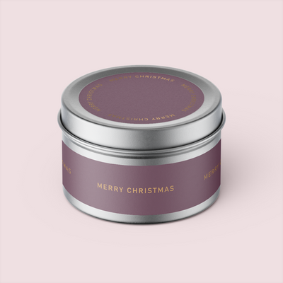 Minimalist Collection Christmas - Travel Tin Set - Design TWO - Foil