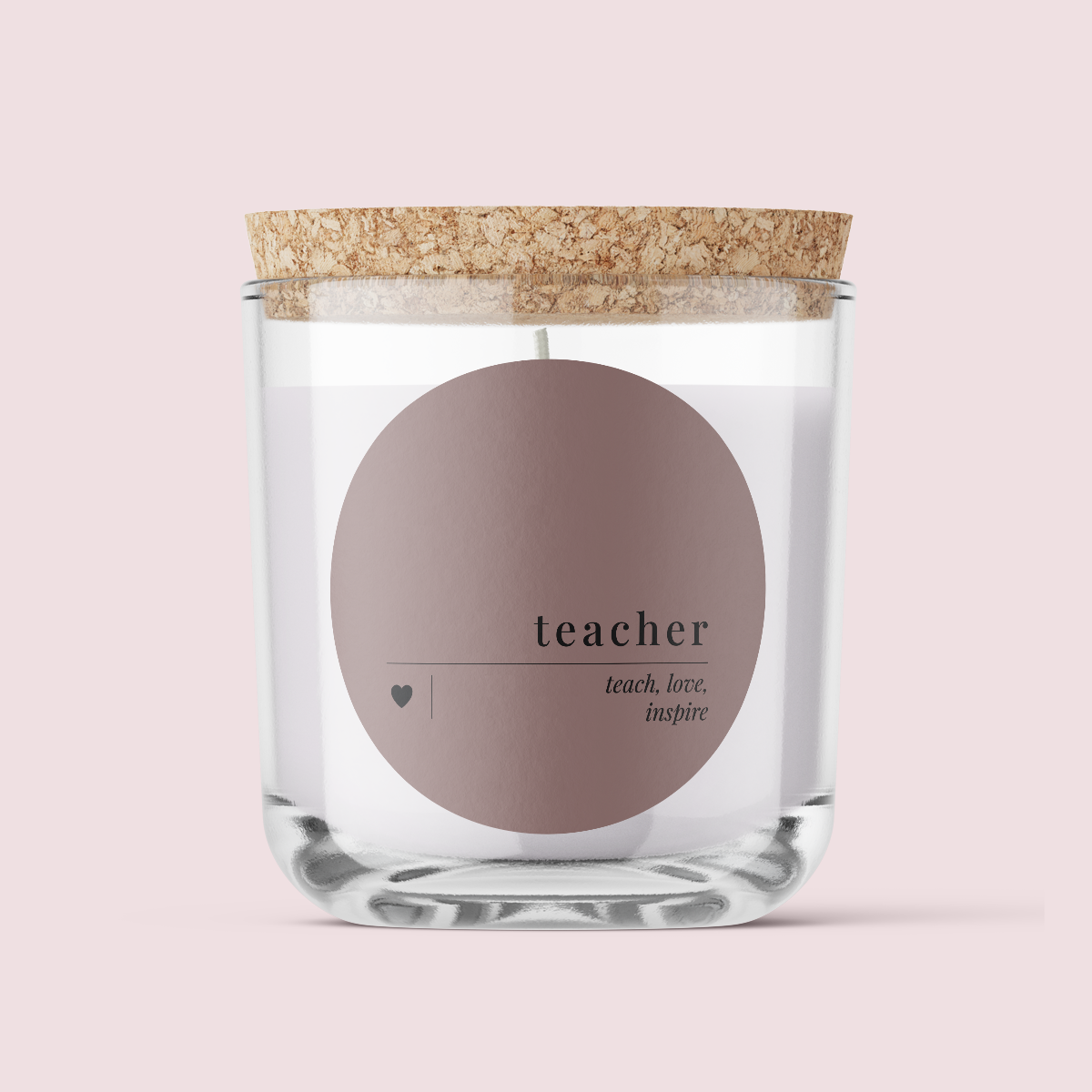 The Minimalist Collection Teachers Appreciation - DESIGN TWO - ROUND - Matte/Gloss