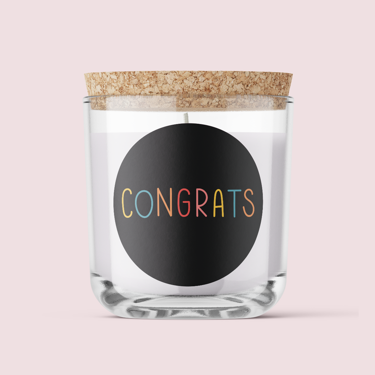 Congratulations Label Pack - Design ONE - ROUND - Matte/Gloss