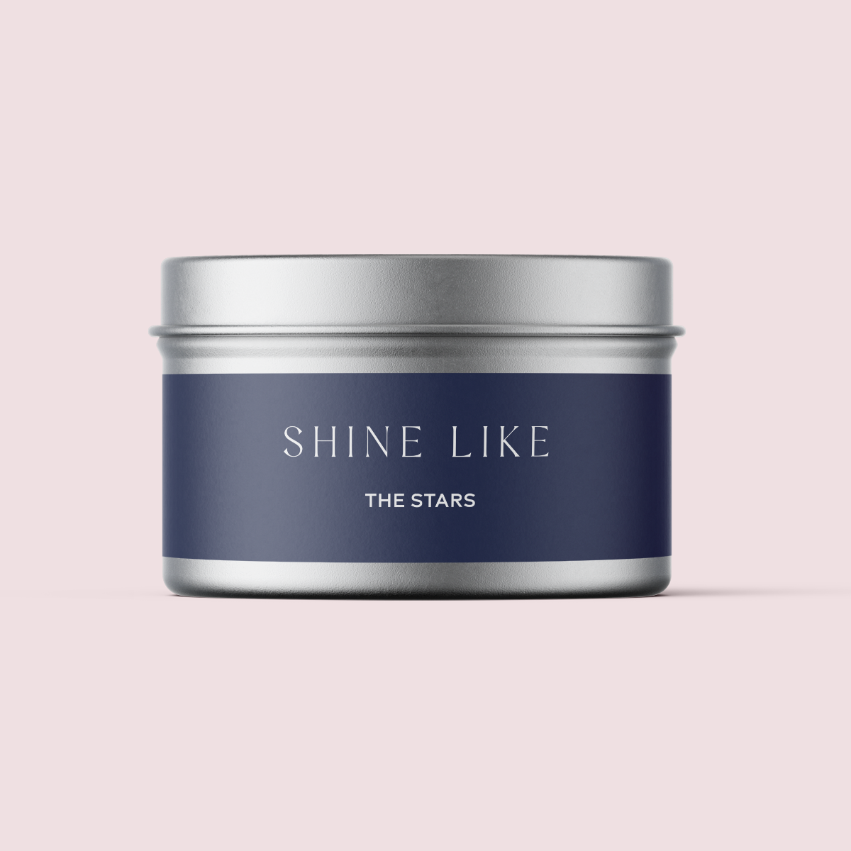 Minimalist Collection Just Because Range - SHINE LIKE THE STARS - Travel Tin Wrap - Textured