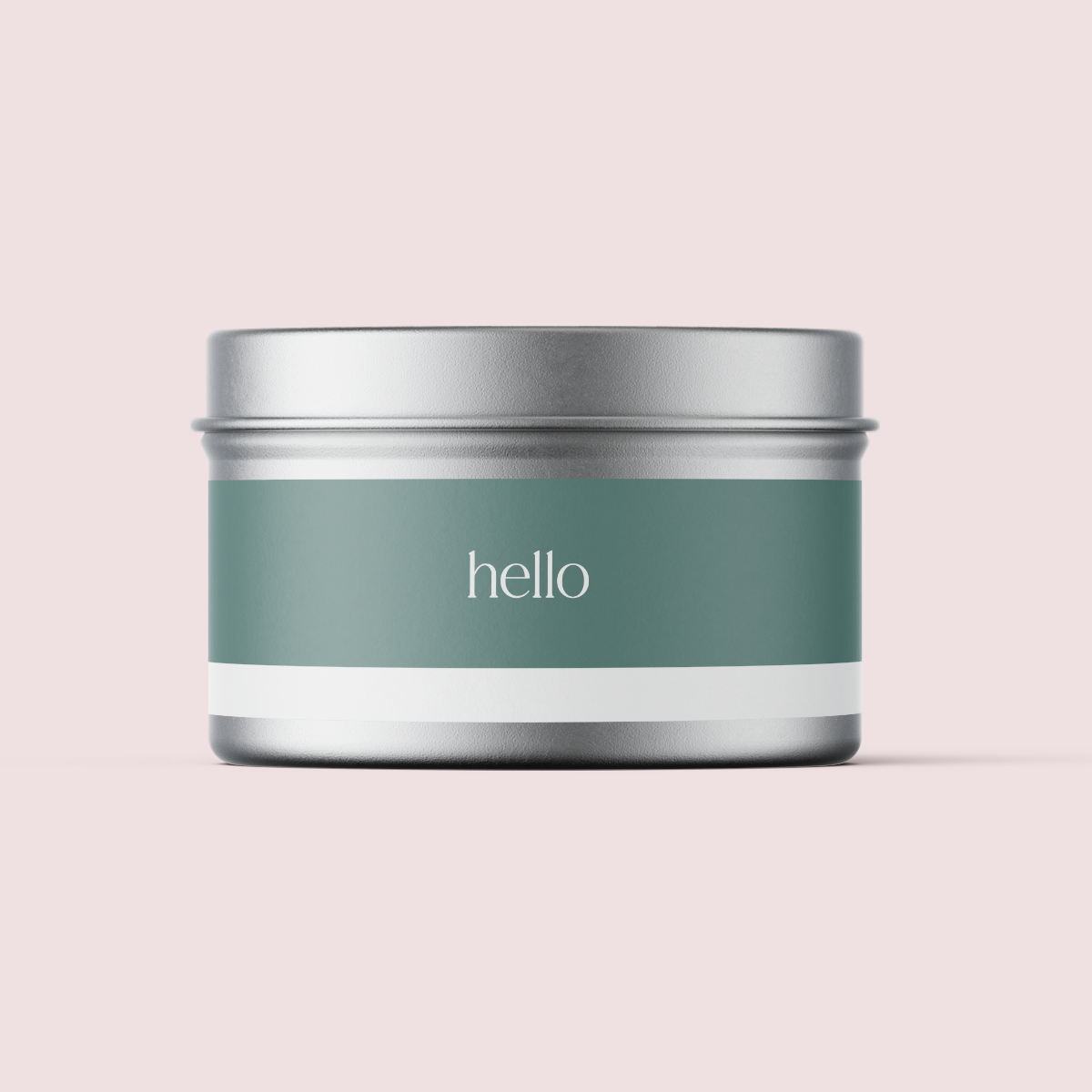 Copy of Minimalist Collection JUST BECAUSE range - HELLO - Travel Tin Wrap - Matte/Gloss