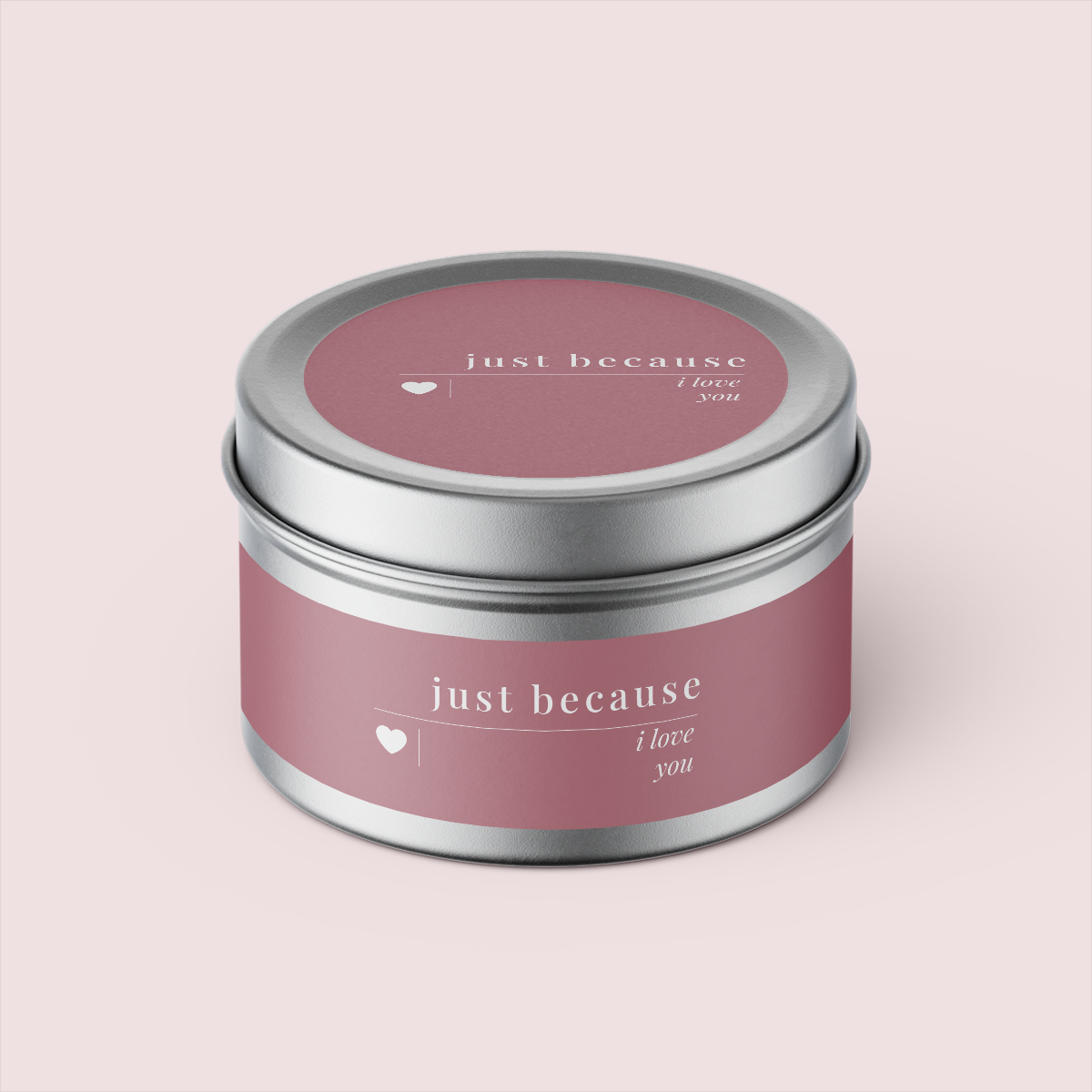 The Minimalist Collection - Just Because Range - JUST BECAUSE -  TRAVEL TIN SET - Textured