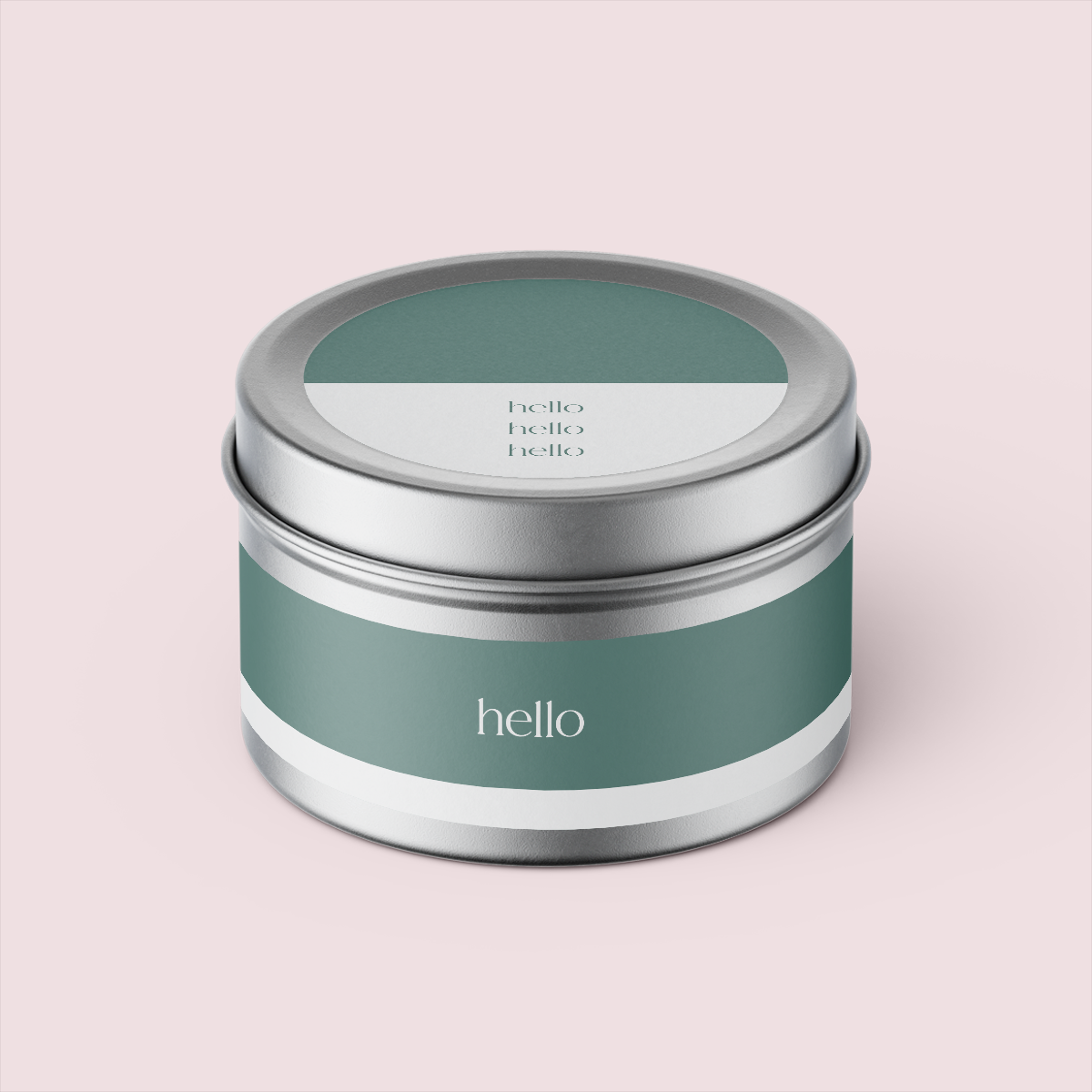 Minimalist Collection JUST BECAUSE range - Travel Tin Set - HELLO - Matte/Gloss