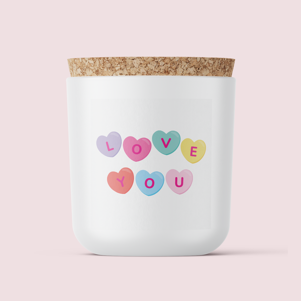 Retro Collection - Love Language Valentines - Design Eleven - Square