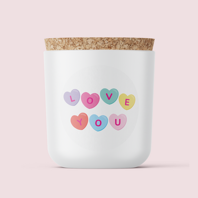 Retro Collection - Love Language Valentines - Design Eleven - Round