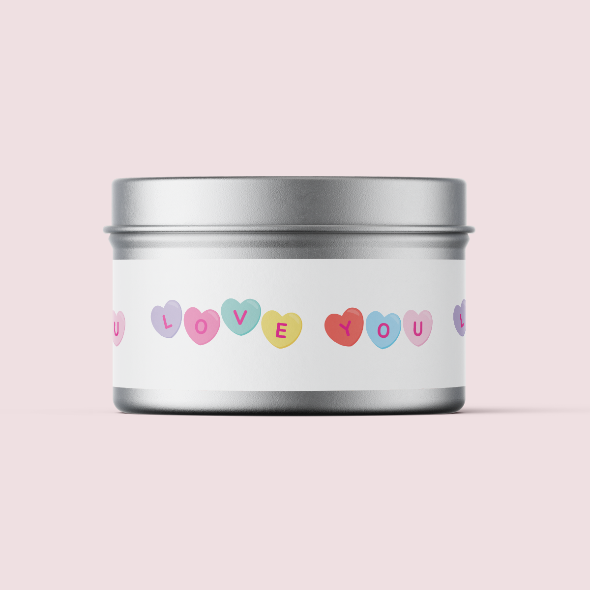 Retro Collection - Love Language Valentines - Design Eleven - Travel Tin Wrap