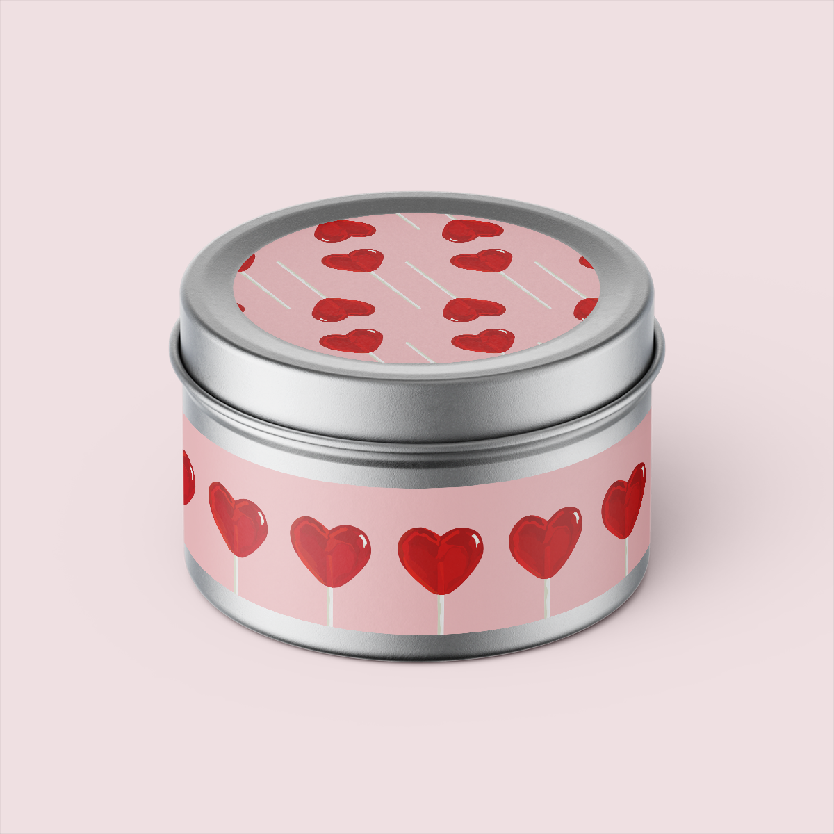 Retro Collection - Love Language Valentines  - Design Two - Travel Tin Set
