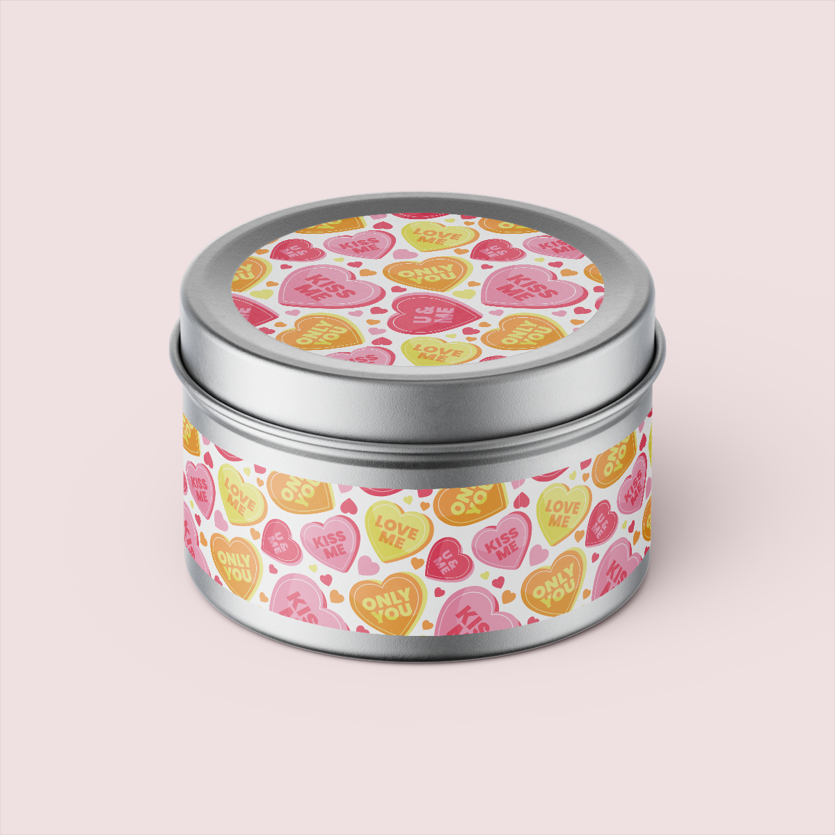 Retro Collection - Love Language Valentines - Design Eight - Travel Tin Set