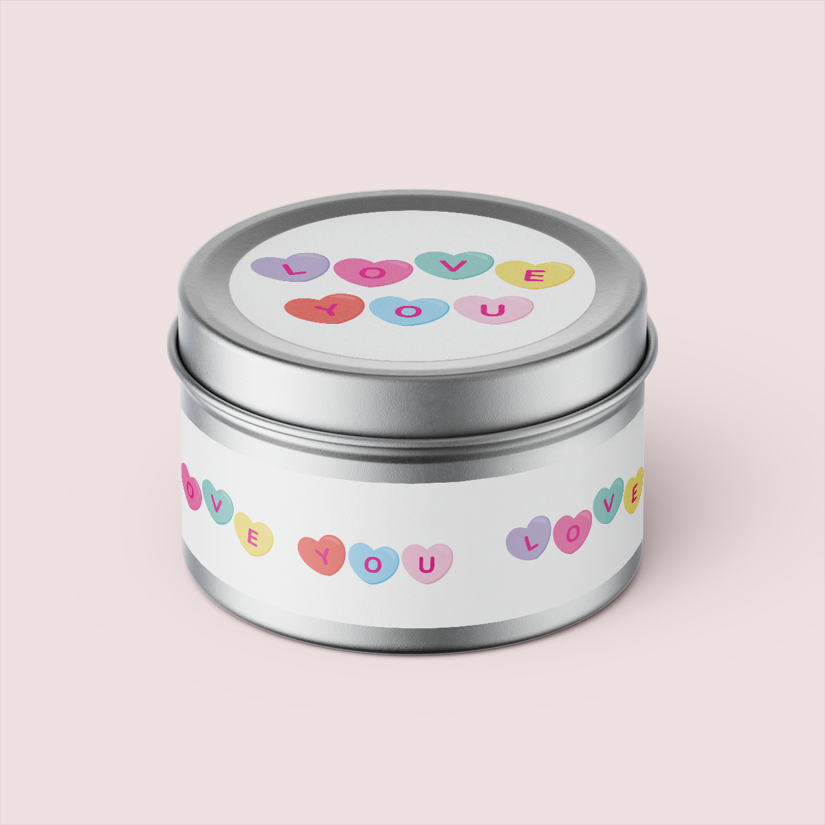 Retro Collection - Love Language Valentines - Design Eleven - Travel Tin Set
