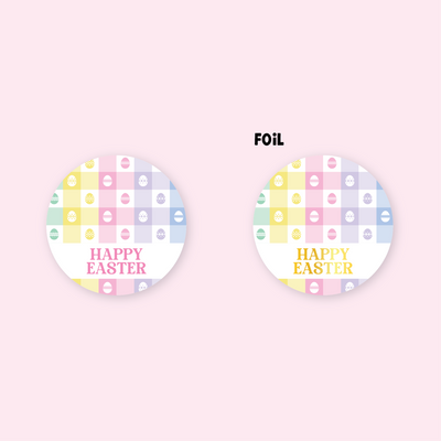 Gingham Collection - Easter - Design Four - ROUND