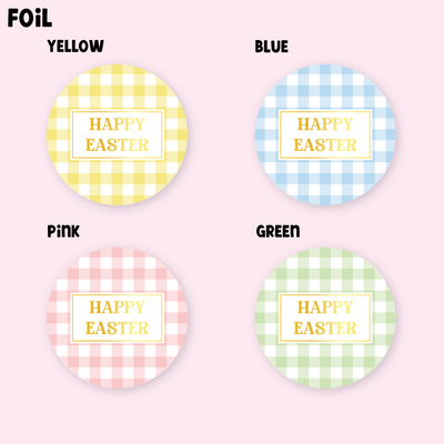Gingham Collection - Easter - Design Two - ROUND