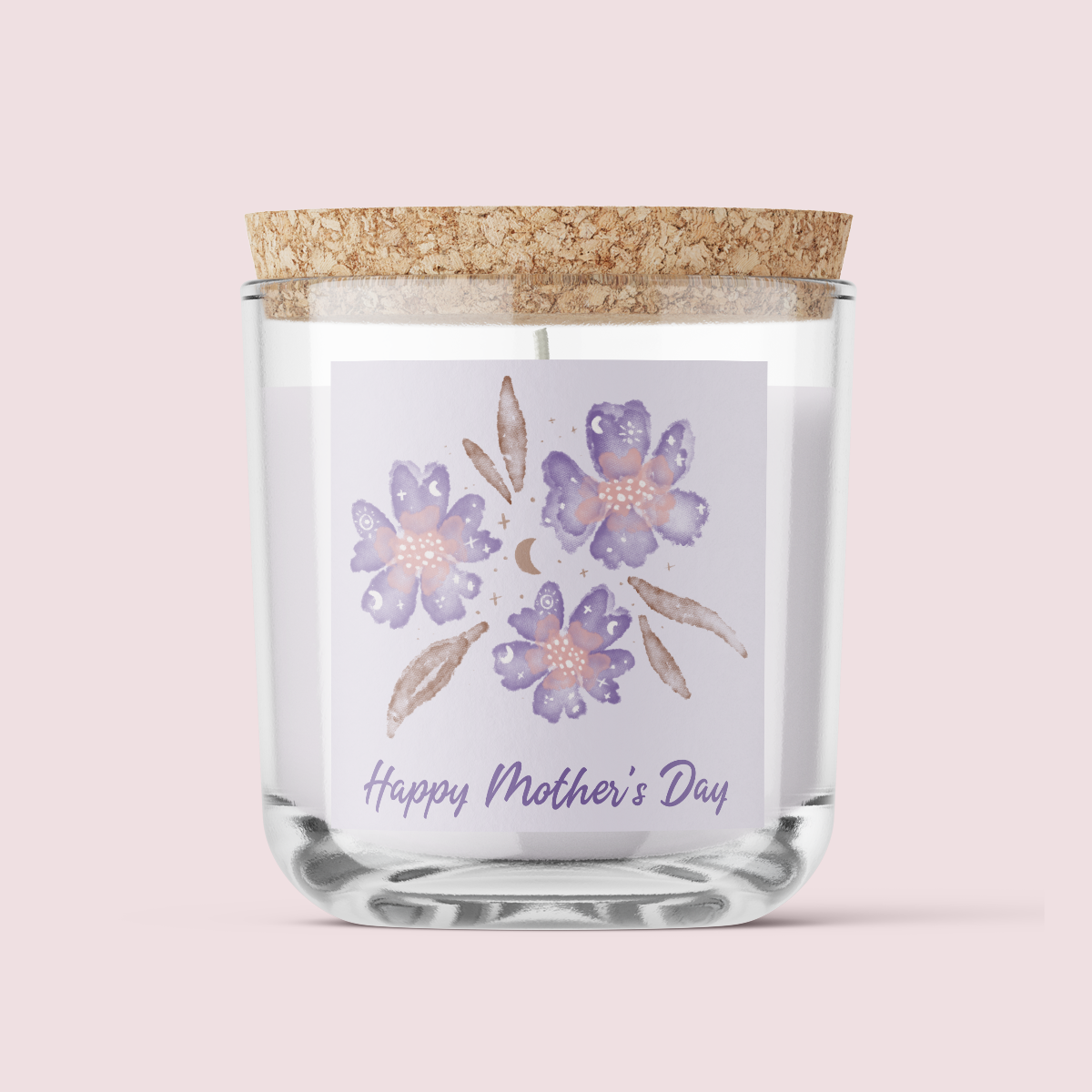 Jess Walker Mothers Day 2024 Purple Flowers Label Pack - SQUARE