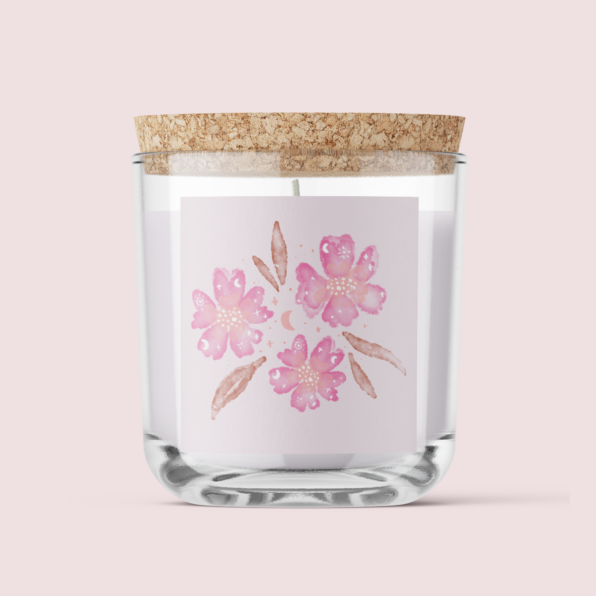 Jess Walker Pink Flowers Just Because Label Pack - SQUARE