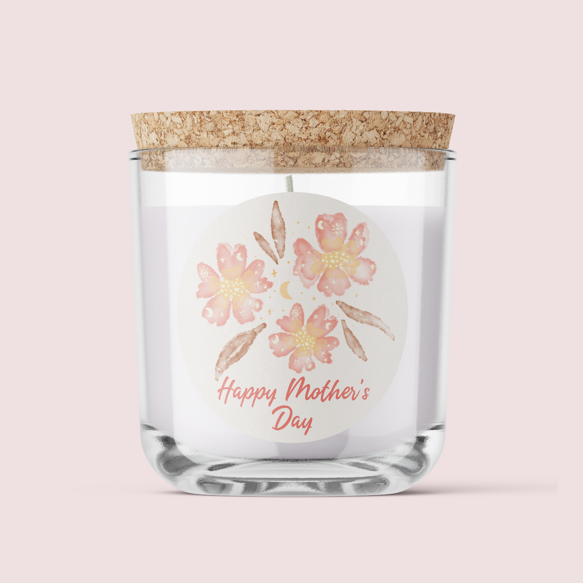 Jess Walker Mothers Day Orange Flowers Label Pack - ROUND