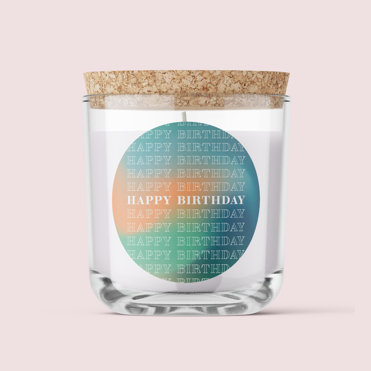 Happy Birthday Label Pack - Design SIX - ROUND