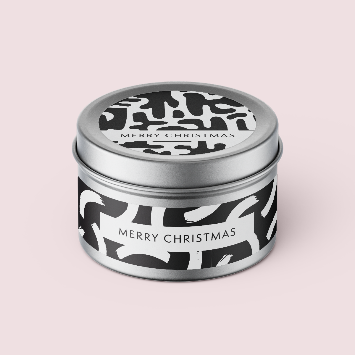 The Monochrome Collection - Christmas - Design FIVE - TRAVEL TIN SET