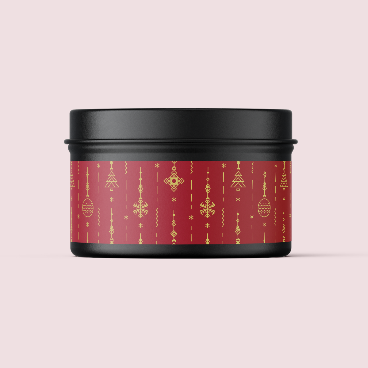 Art Deco Collection - Christmas - Design Two - TRAVEL TIN WRAP