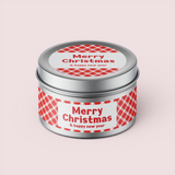 Gingham Collection - Christmas - Design Four - Travel Tin Set
