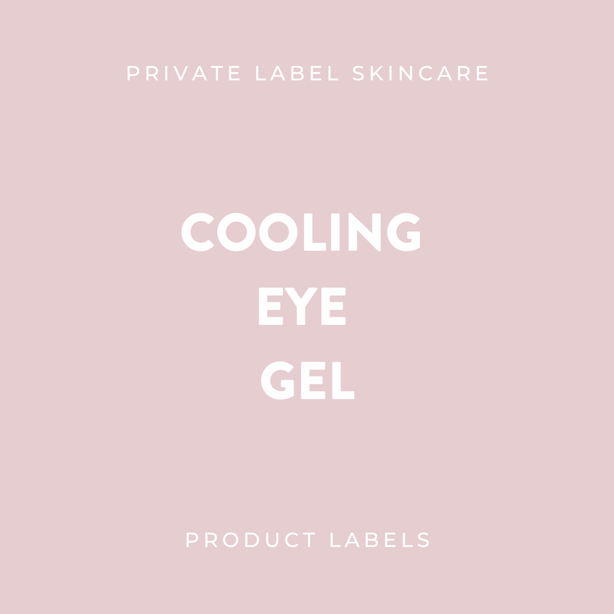 Cooling Eye Gel Product Labels (x 20 labels)