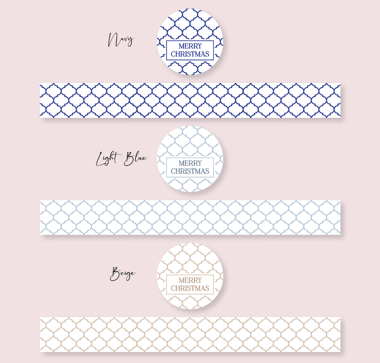 Hamptons Collection - Christmas - Design Four - TRAVEL TIN SET