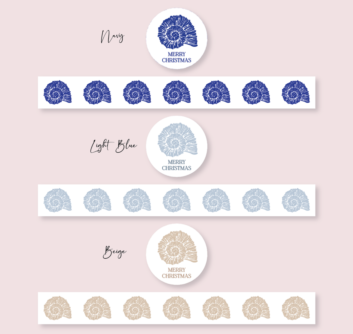 Hamptons Collection - Christmas - Design Six - TRAVEL TIN SET