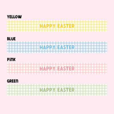 Gingham Collection - Easter - Design One - TRAVEL TIN WRAP