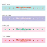 Sugar Rush Collection - Christmas Sugar - Travel Tin Wrap