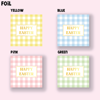 Gingham Collection - Easter - Design Two - SQUARE