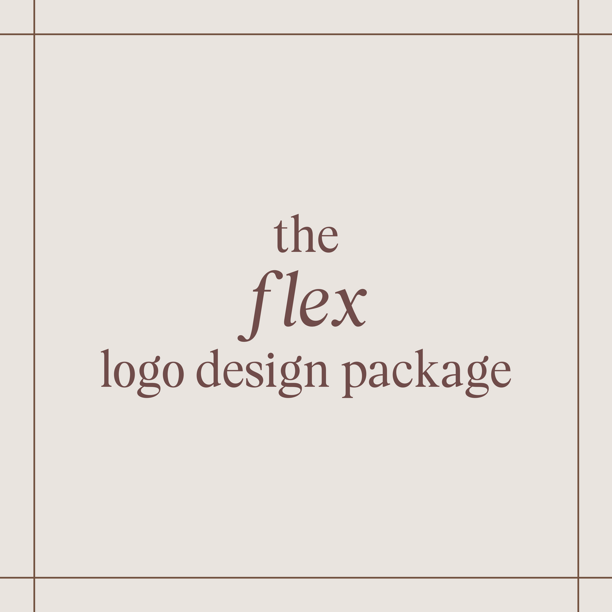 The Flex Logo Design Package