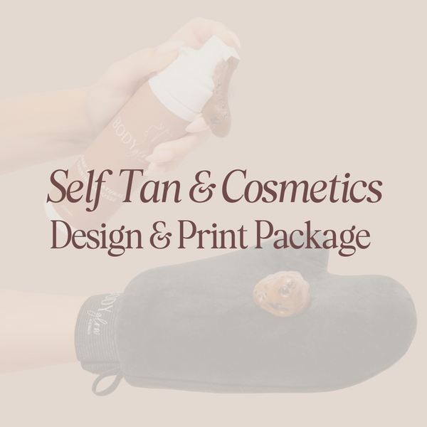 Self Tan & Cosmetics Design & Print Package