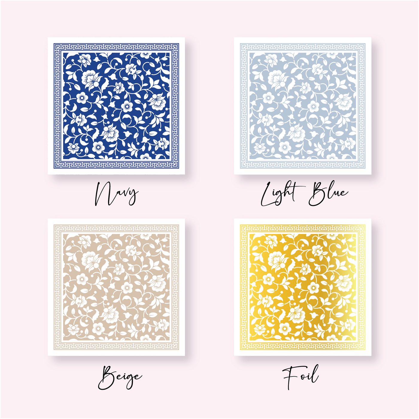 Hamptons Collection - Just Because - Design Four - SQUARE