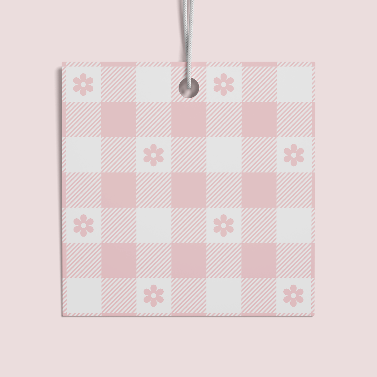 Premade Mother's Day Swing Tags Gingham Collection Design ONE