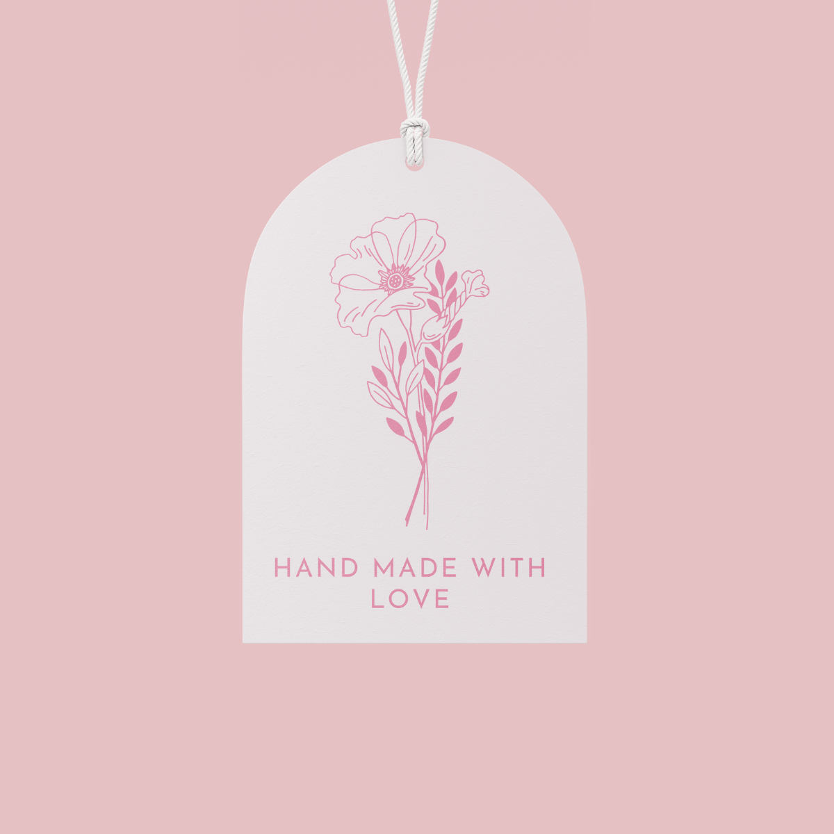 Arch Swing Tags 60x40mm Matte Laminate