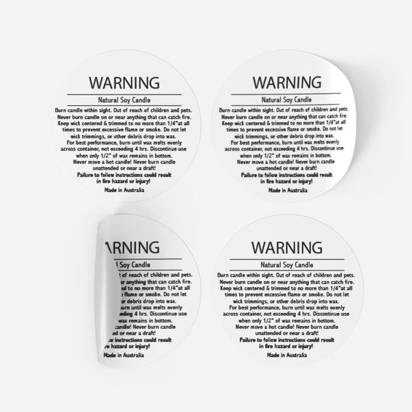 Custom Warning Label Design