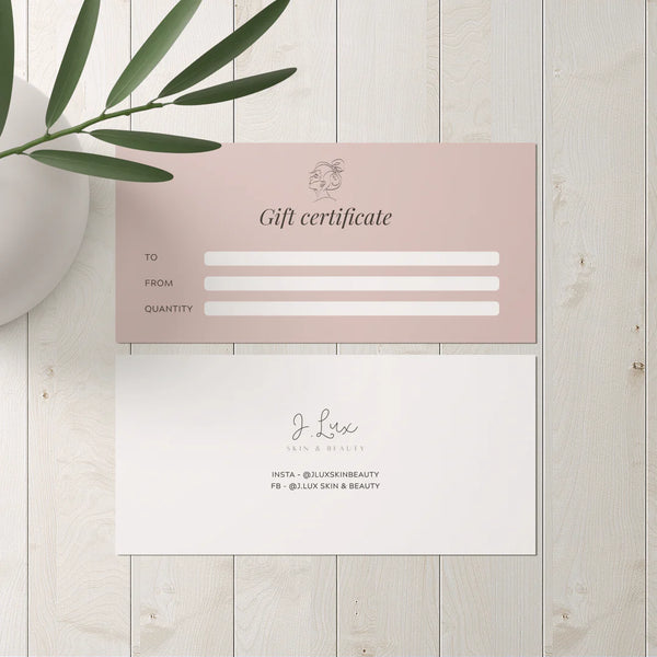 Gift Certificate Design