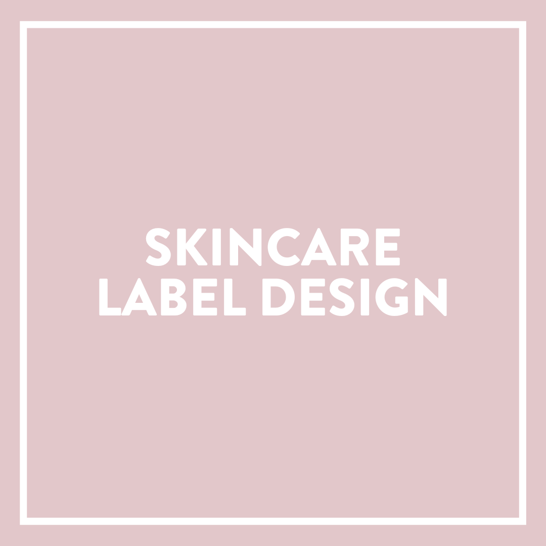 Skincare Label Design