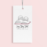 70x40mm Rectangle Linen 350gsm Swing Tags