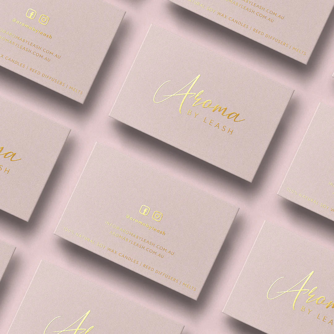 Foiled (Gold/Silver/Rose Gold) Business Cards