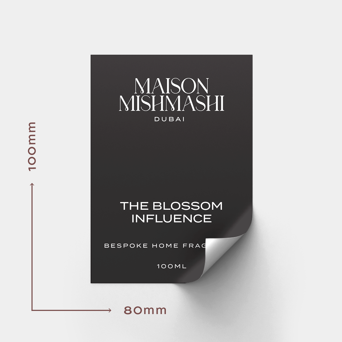 100x80mm Rectangle Vinyl Labels - Popular Sizes