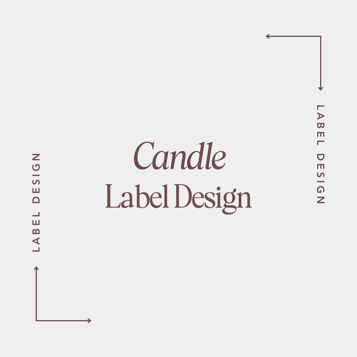 Candle Label Design