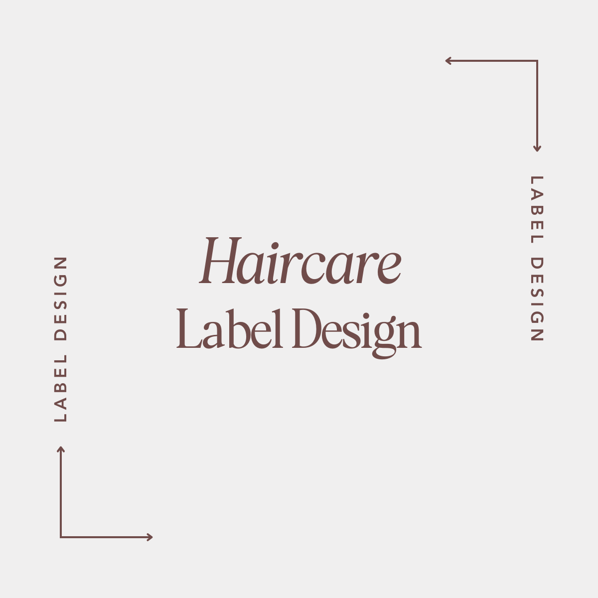 Haircare Label Design
