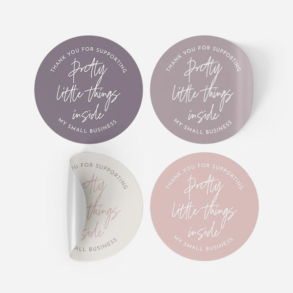 Thank You Sticker Design
