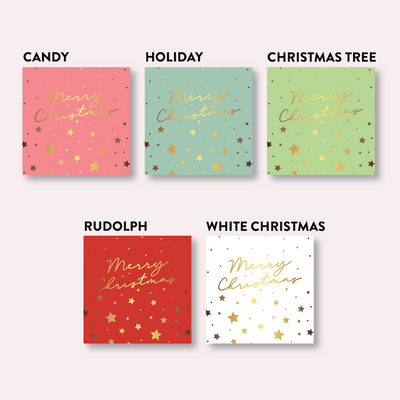 The Jewel Collection - Merry Christmas - Stars - SQUARE