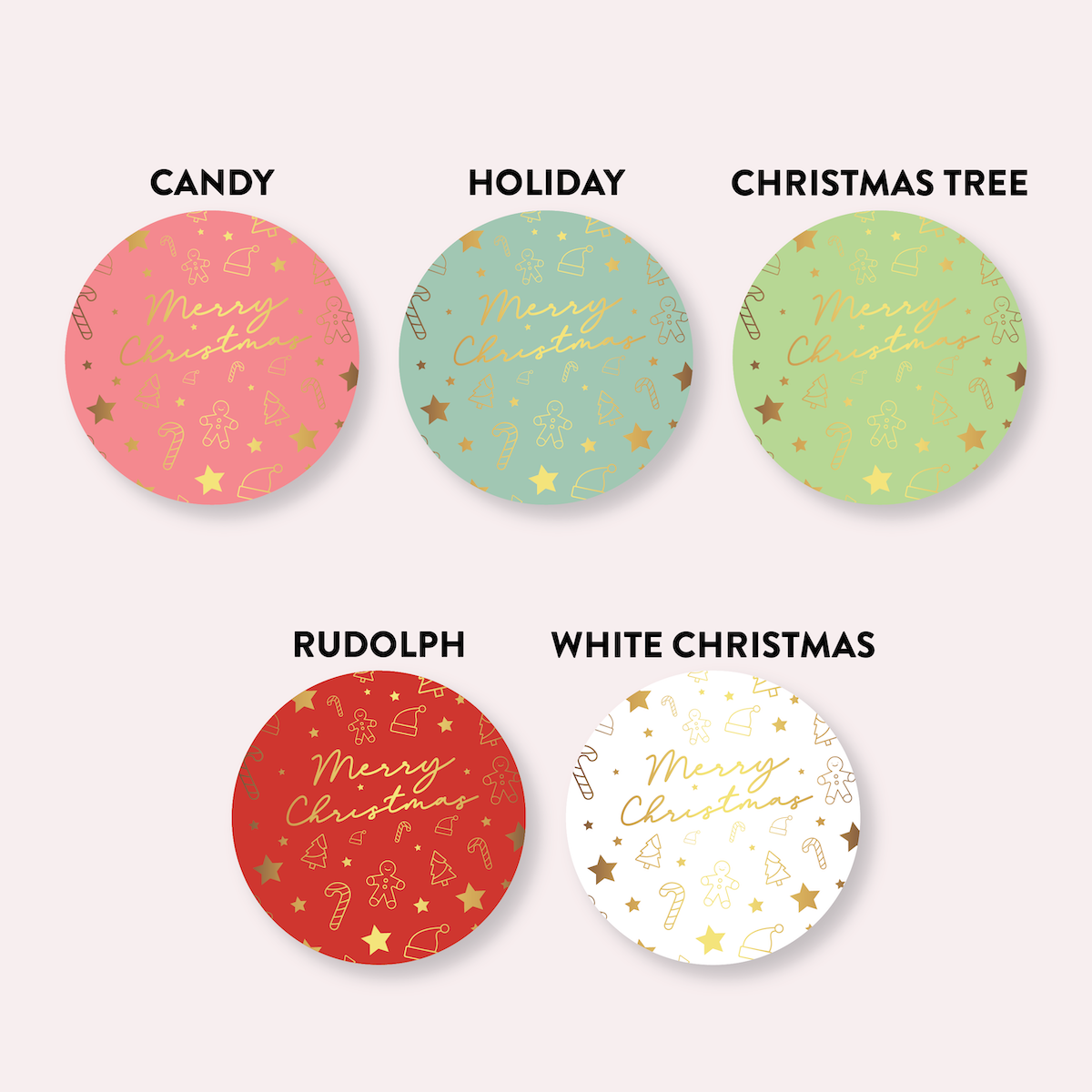 The Jewel Collection - Merry Christmas - PATTERN - ROUND